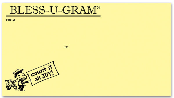 BLESS-U-GRAM® PACK of 25 - Large Notes (Life Is Blessed®)