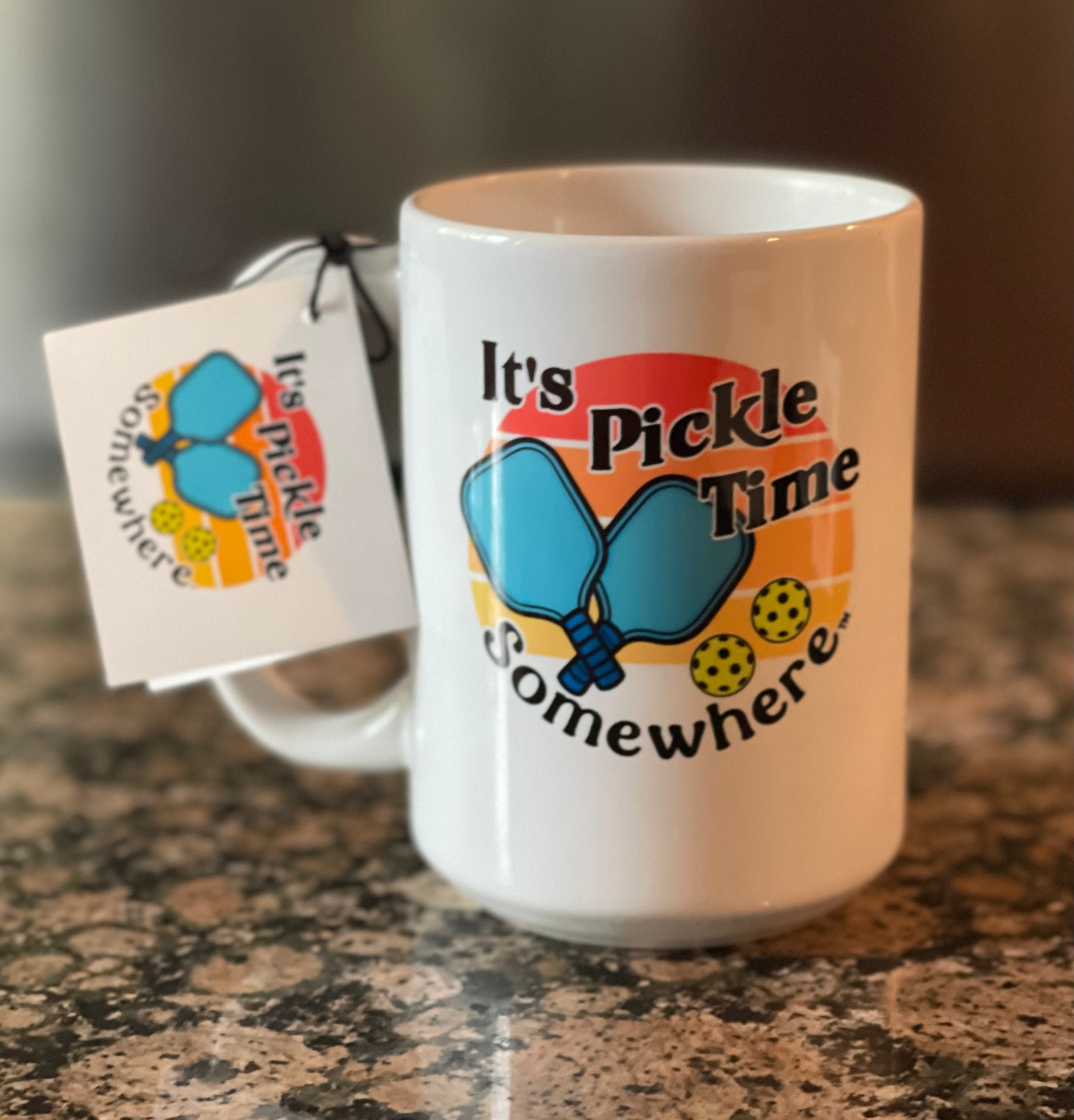 It's Pickle Time Somewhere™ 14oz Ceramic Coffee Mug / Drinkware