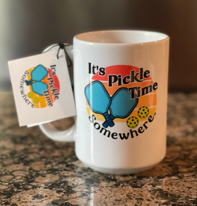 It's Pickle Time Somewhere™ 14oz Ceramic Coffee Mug / Drinkware