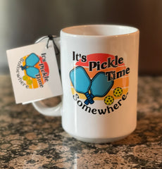 It's Pickle Time Somewhere™ 14oz Ceramic Coffee Mug / Drinkware