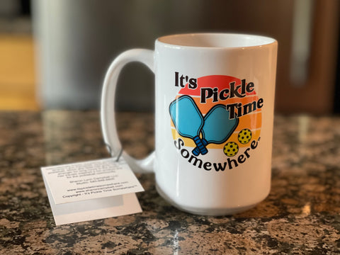 It's Pickle Time Somewhere™ 14oz Ceramic Coffee Mug / Drinkware