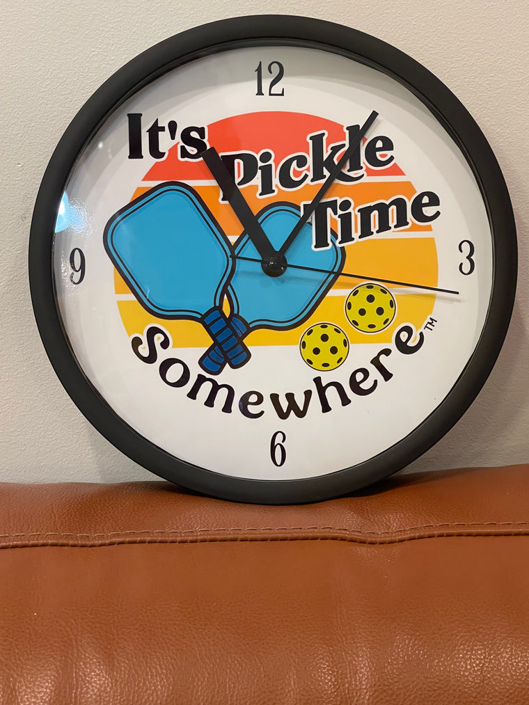 It's Pickle Time Somewhere™ Wall Clock