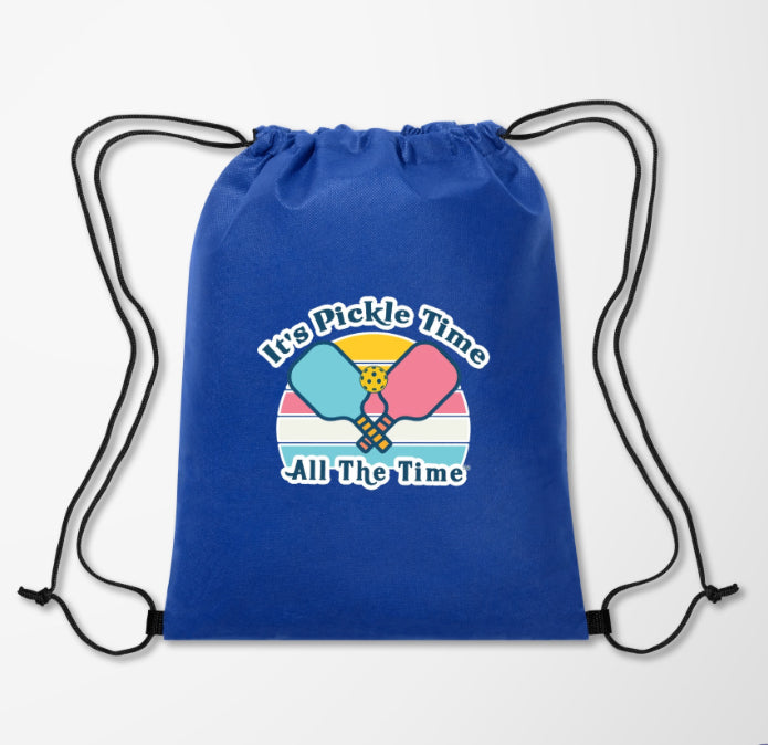 It's Pickle Time All The Time™ Drawstring Bag