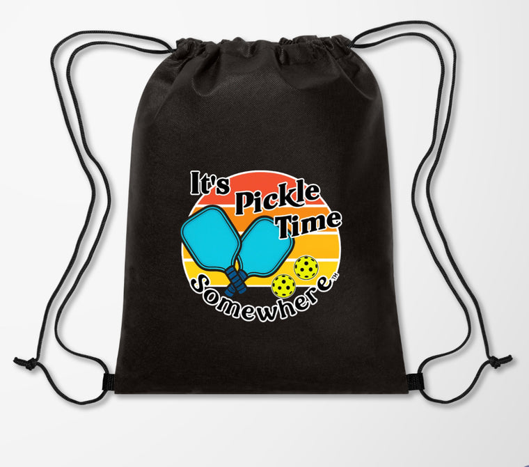 It's Pickle Time Somewhere™ Drawstring Bag