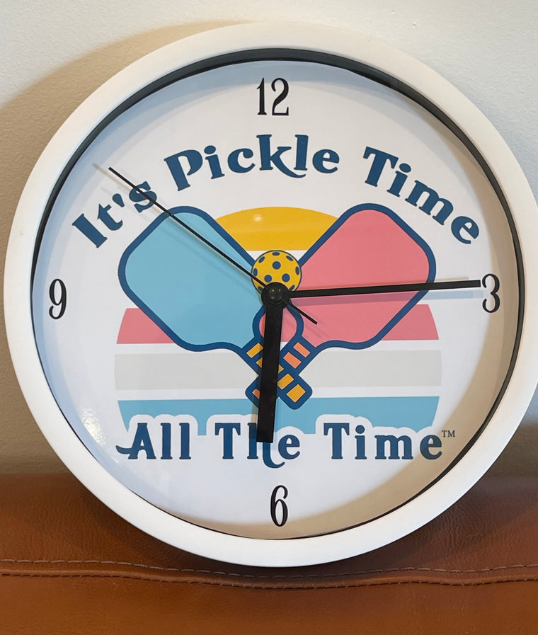 It's Pickle Time All The Time™ Wall clock