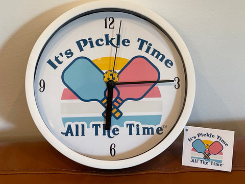 It's Pickle Time All The Time™ Wall clock