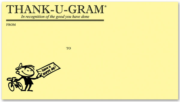 THANK-U-GRAM® Equestrian - PACK of 25 - Large Notes