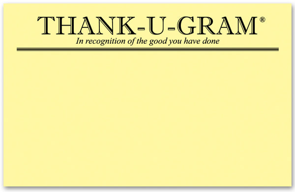 THANK-U-GRAM® 50 Notes