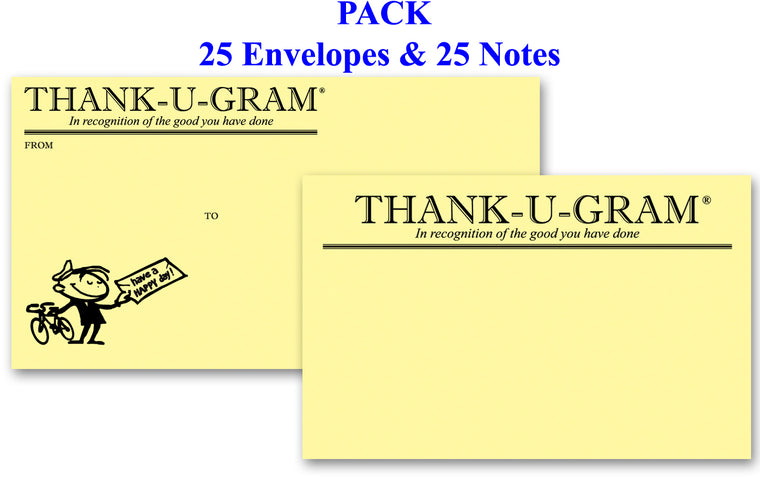 THANK-U-GRAM® PACK of 25 - The ORIGINAL